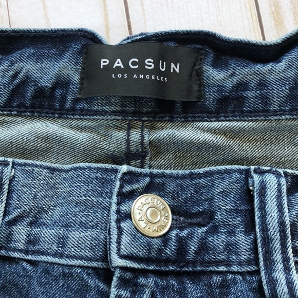 Pacsun Stacked Skinny zip jeans size 32 X 32 - Picture 7 of 10